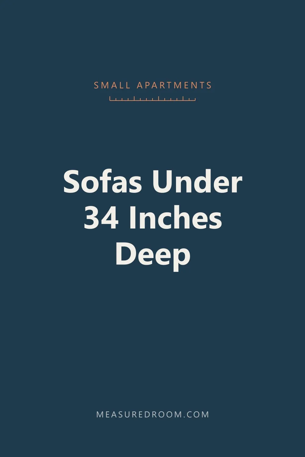Sofas under 34 inches deep: the small apartment shortlist.